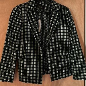 J. Crew blazer. Navy, green and white new with tags. No scuffs. Buttons intact